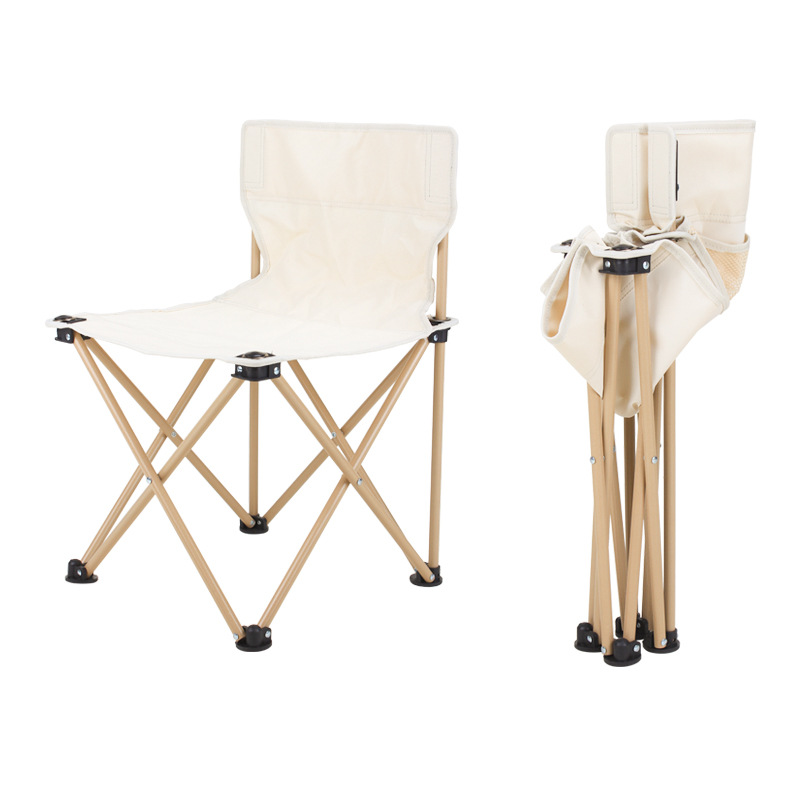 FCY001 Outdoor Foldable Camping Table Chair Set Amzon Hot Sale Aluminium Alloy Beach Chair Outdoor Fishing Stool