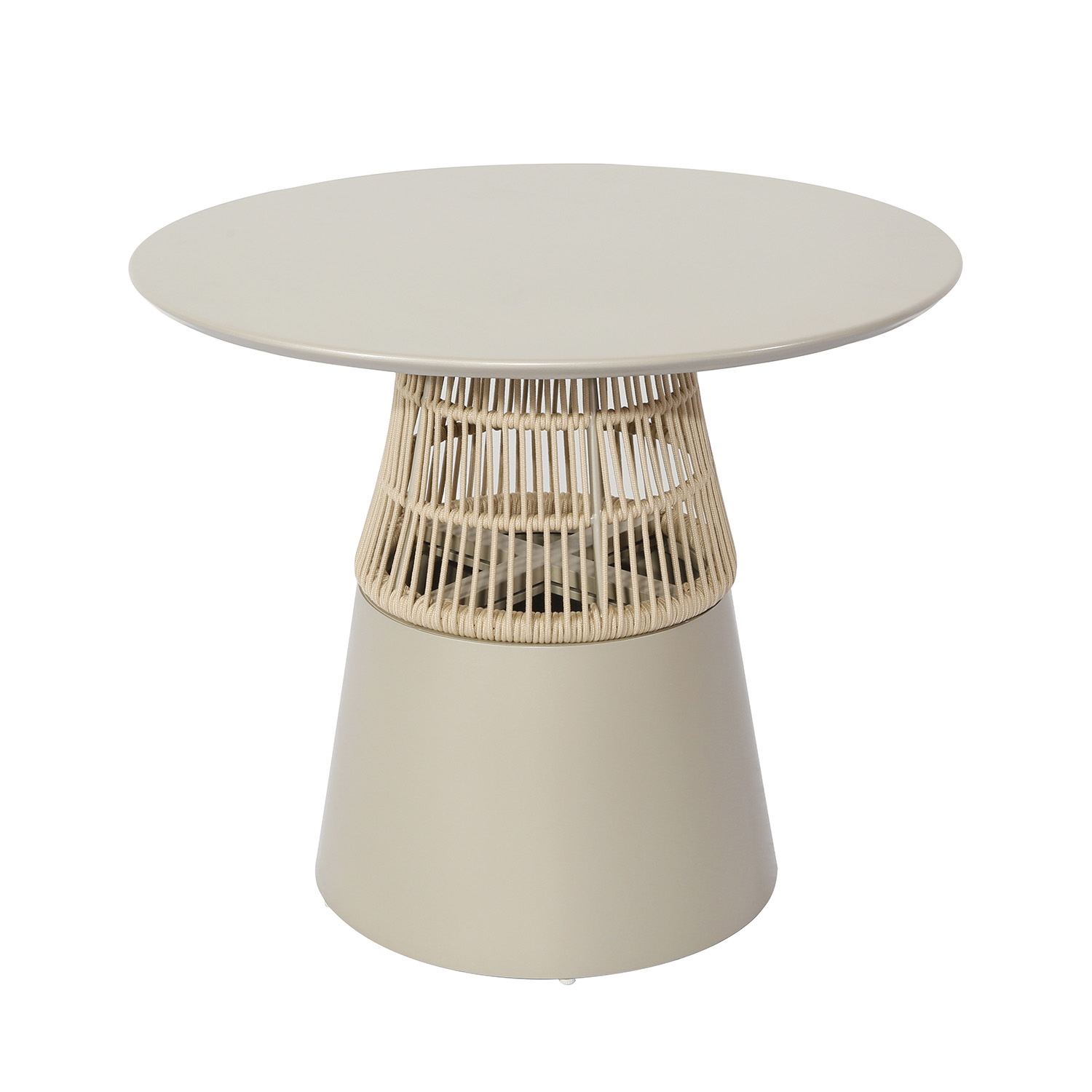 CZ019 Nordic Design Outdoor Rope Weaving Dining Set