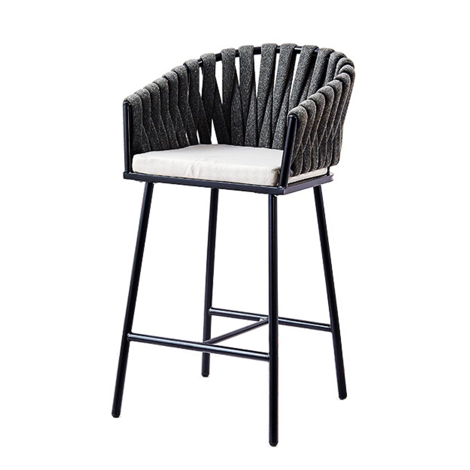 BR006 Patio Bar Stools Set for 2 