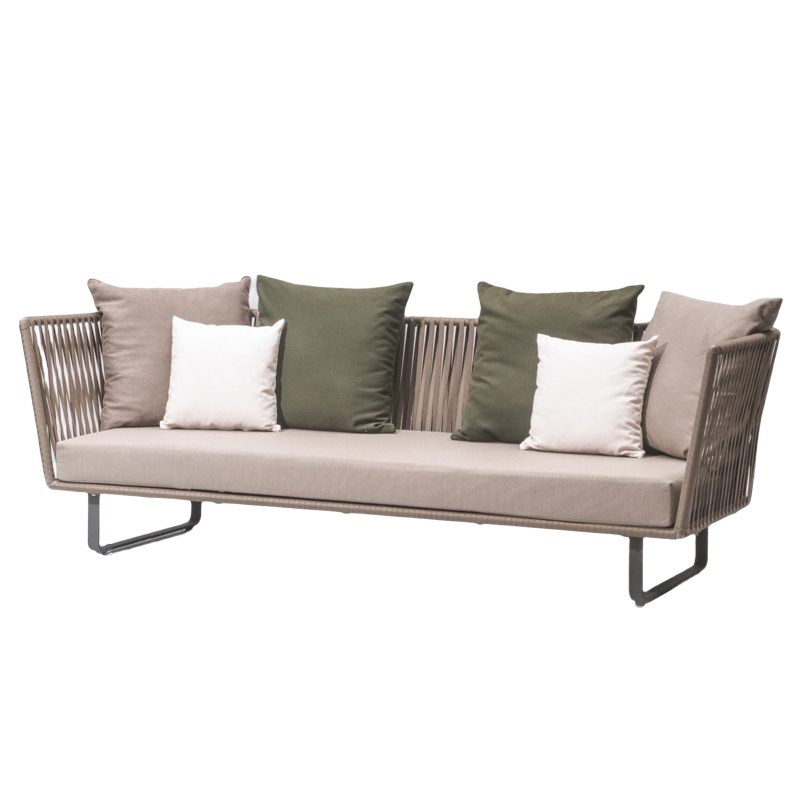 Olifen Rope Weaving Garden Sofa Set Outdoor Sofa | Shinlin Patio Furniture SF002