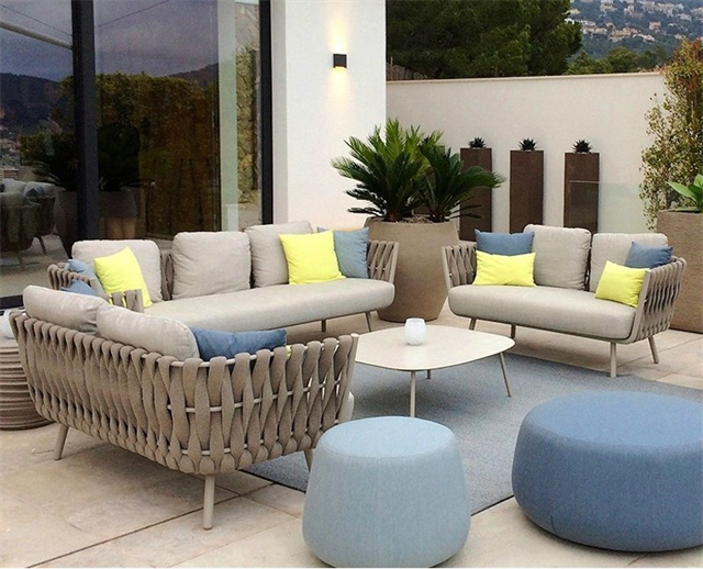 Classicial Design Outdoor Rope Weaving Garden Furniture | Shinlin Patio Furniture SF001